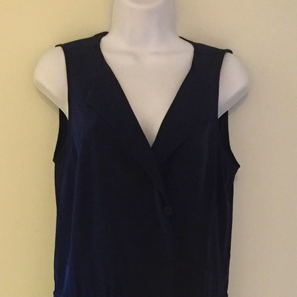 J. Crew Sleeveless Trench Jumpsuit - Picture 1 of 8